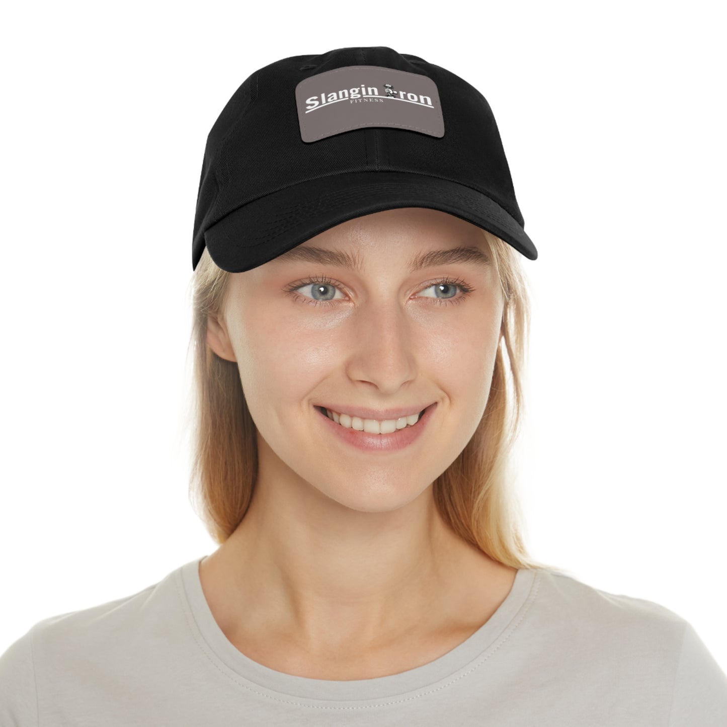 🧢 Slangin Iron Fitness Unisex Vintage Patch Hat – One Size Fits All