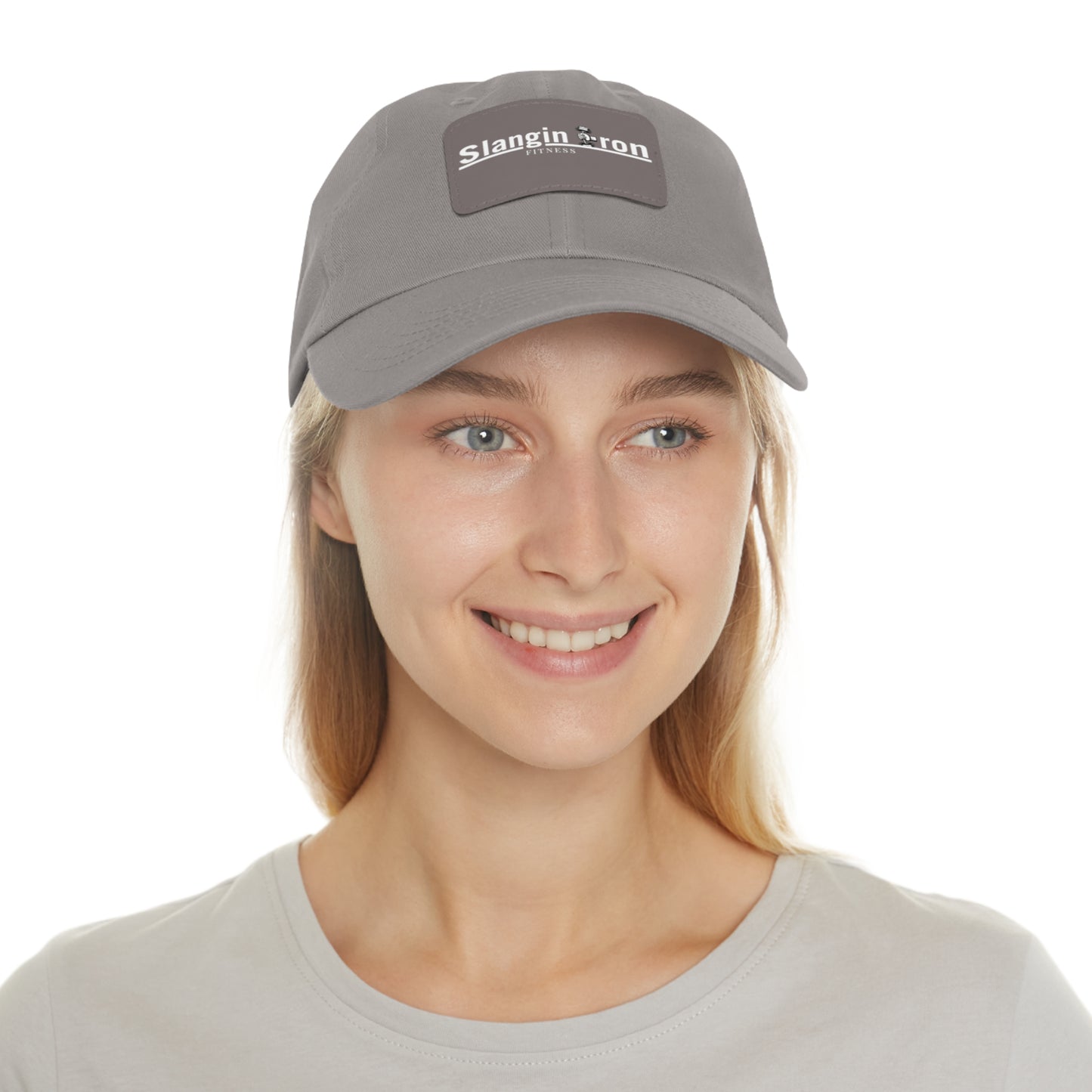 🧢 Slangin Iron Fitness Unisex Vintage Patch Hat – One Size Fits All